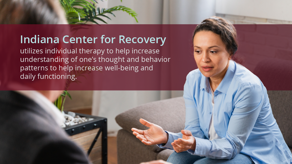 Individual therapy indiana center for recovery
